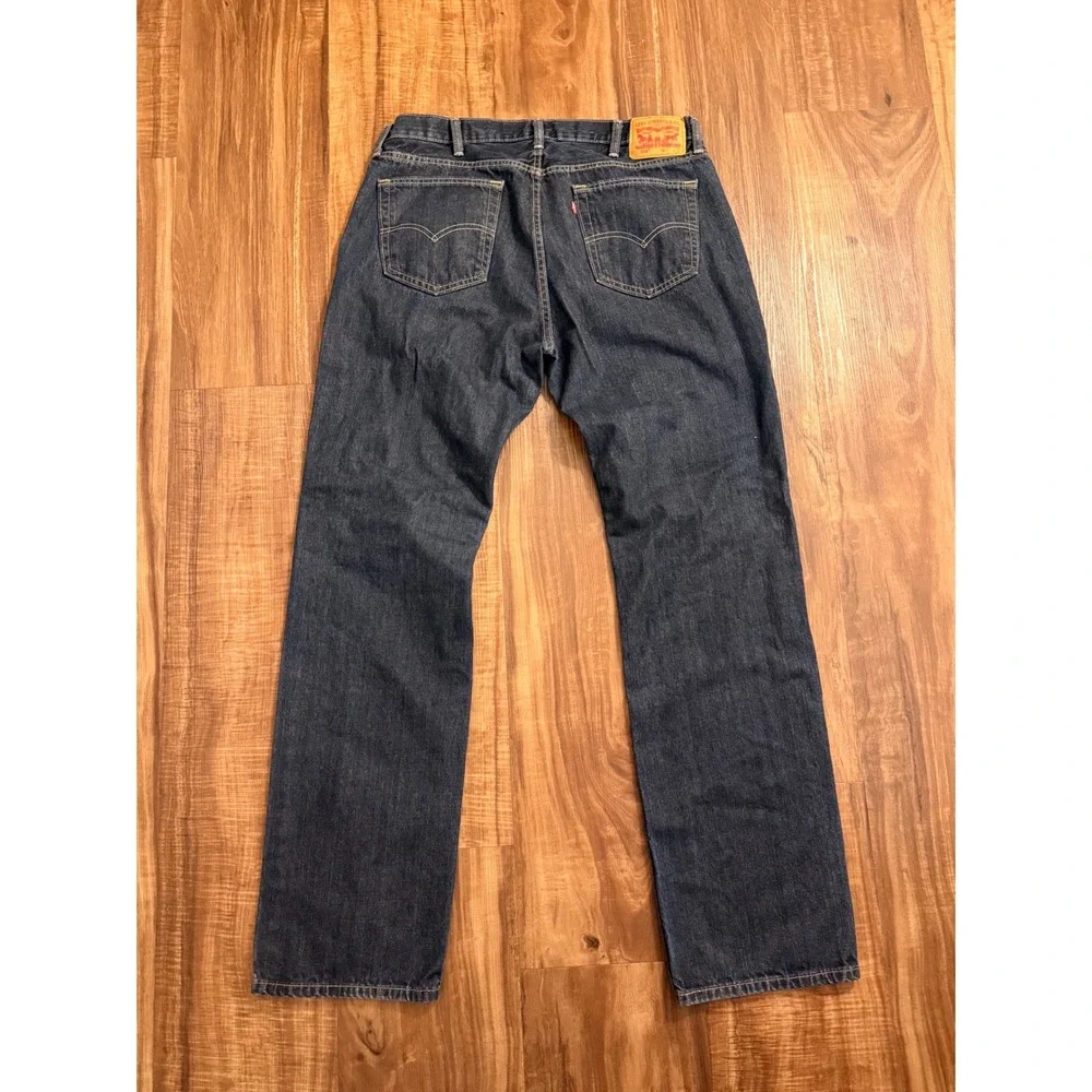 NWOT Levis 559 Relaxed Straight Leg Jeans Mens 38x38 Dark Wash Indigo